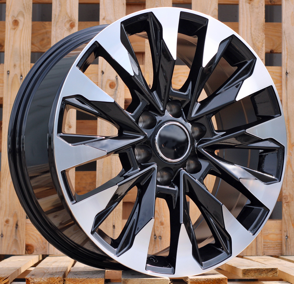Diski R20 6x139.7 J8.5 ET20 RACINGLINE B1734 4X4 Black Polished