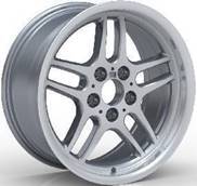 Diski R17 5x120 J8 ET20 RACINGLINE A5913 BMW Silver +Polished Lip (Rear+Front)