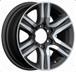 Diski R17 6×139.7 J7.5 ET25 RACINGLINE H718F TOYOTA Black Polished