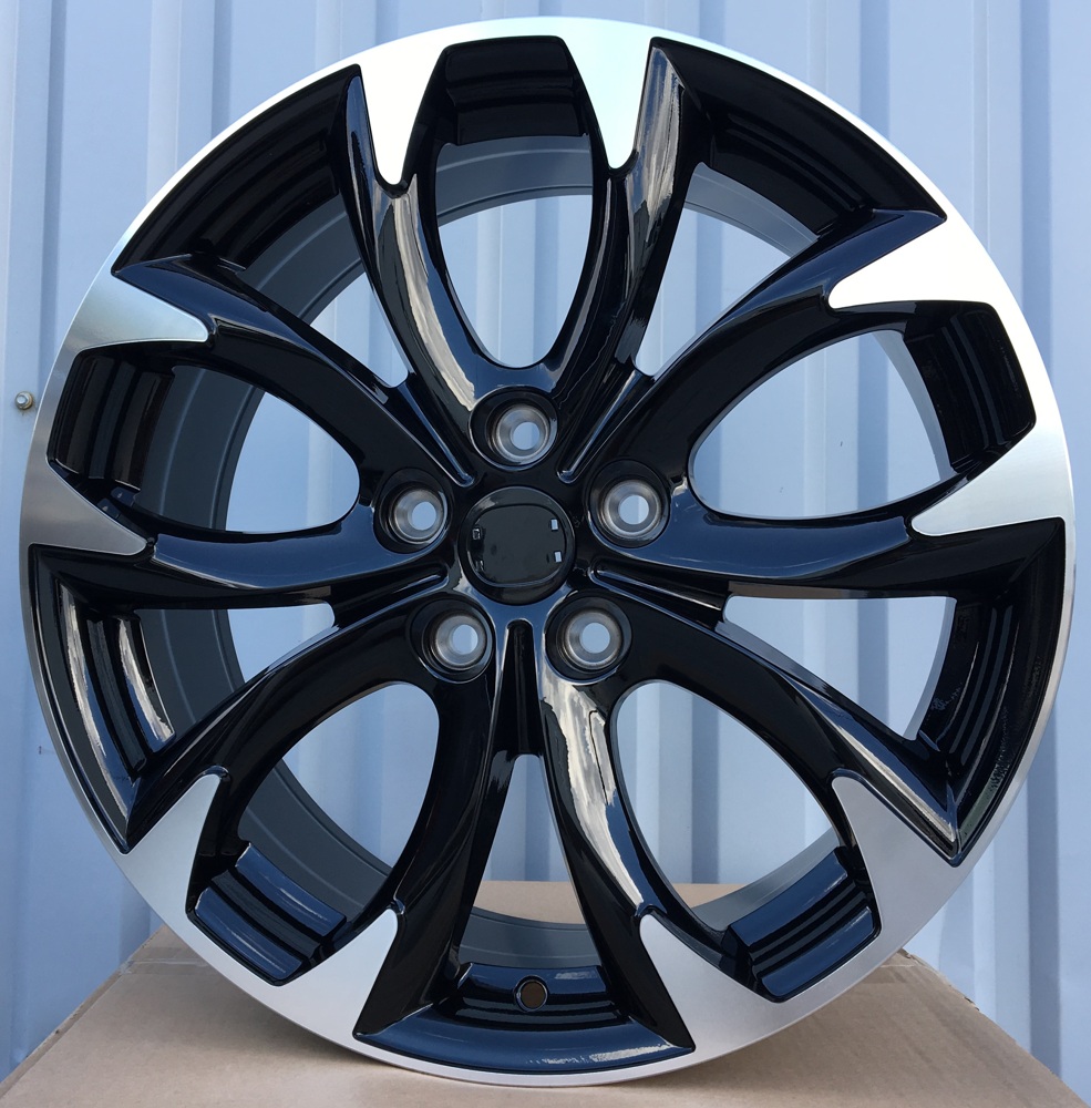 Diski R18 5x114.3 J7.5 ET50 RACINGLINE L1470 MAZDA Black Polished