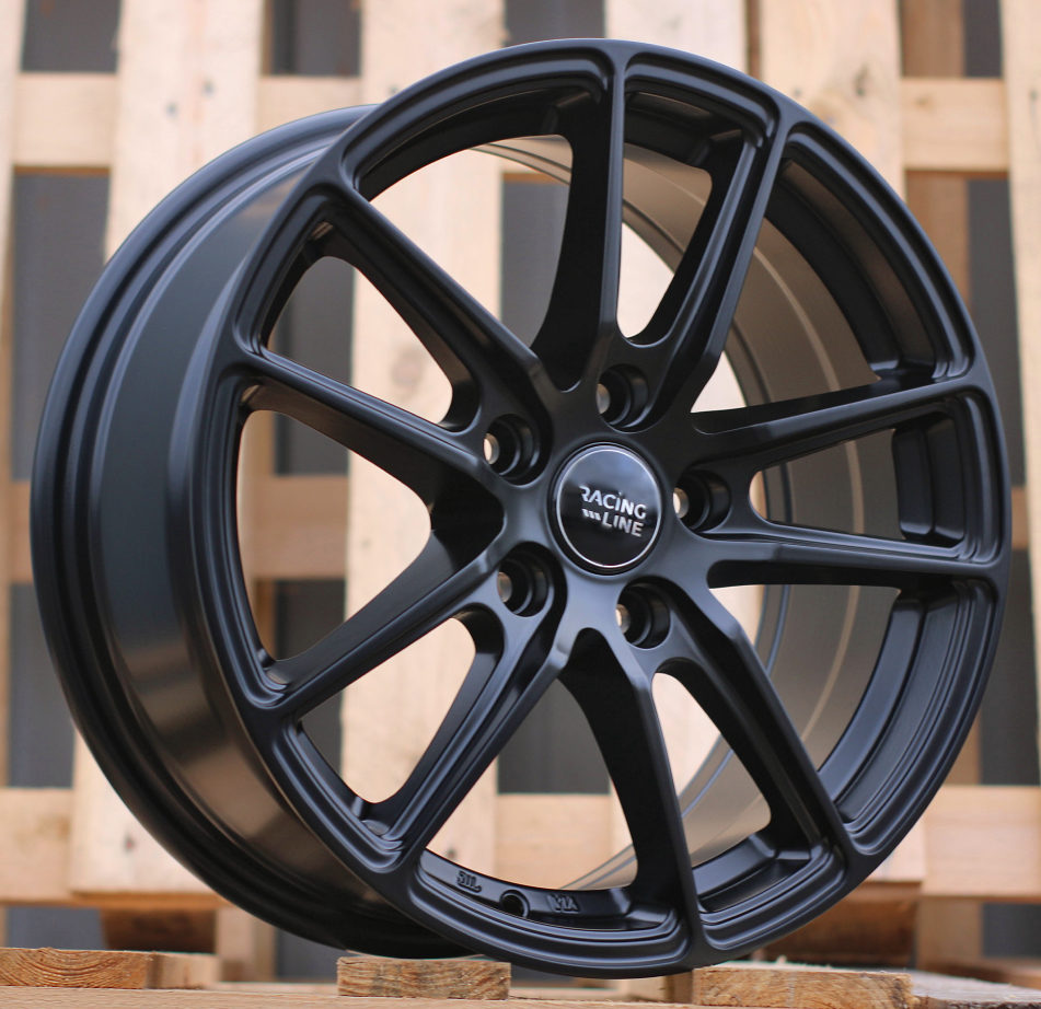 Diski R16 5x112 J7 ET42 RACINGLINE BK1155 Black Half Matt
