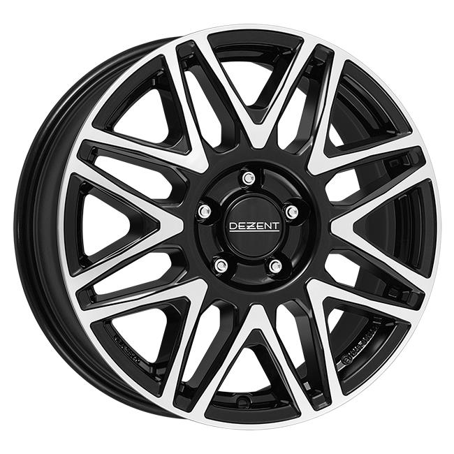 Diski R18 6x120 J7.5 ET47 Dezent KH dark Black/polished