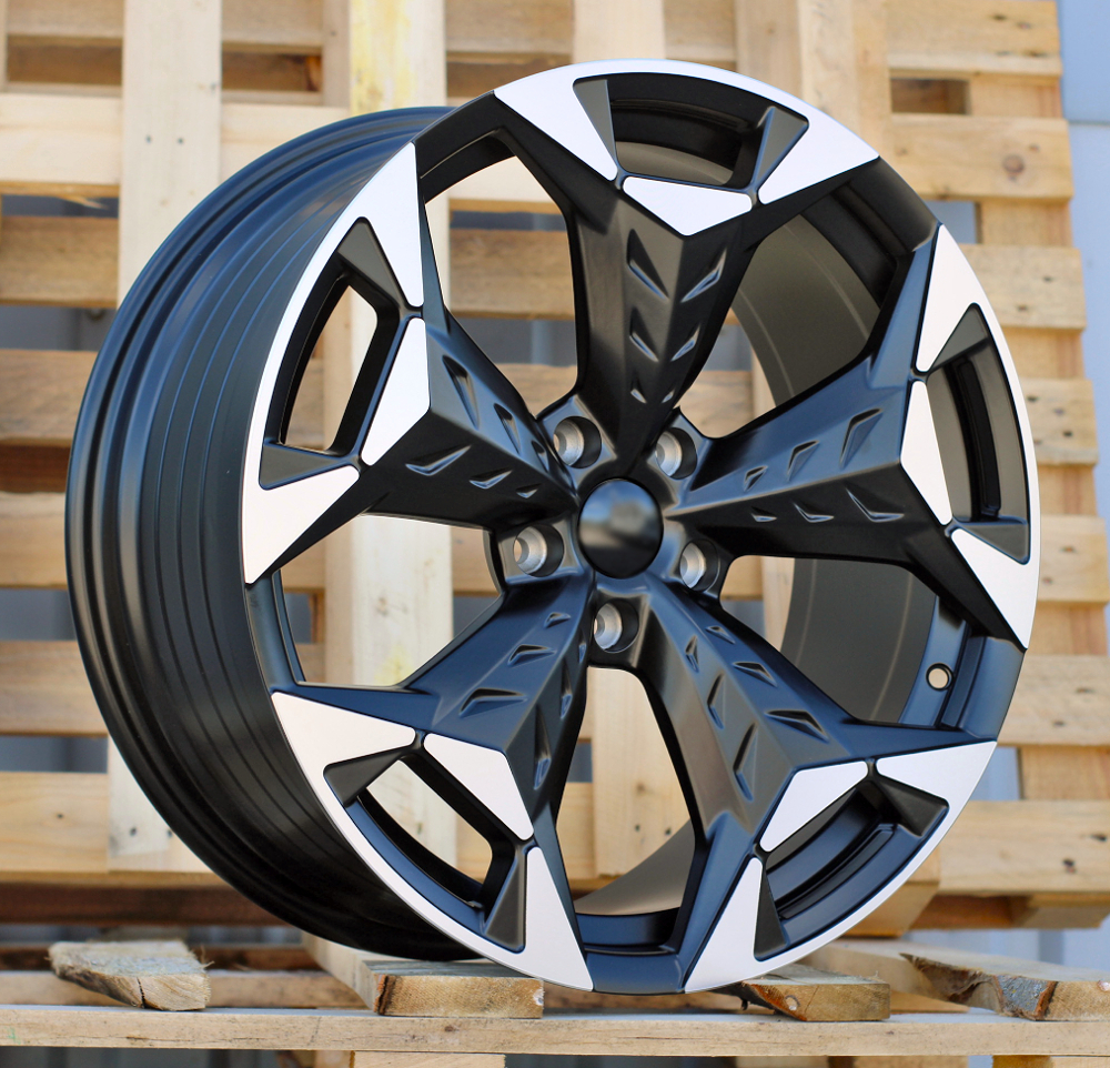 Diski R19 5x112 J8.5 ET38 CUPRA YF5717 Black Polished Half Matt (Hybrid Forged)