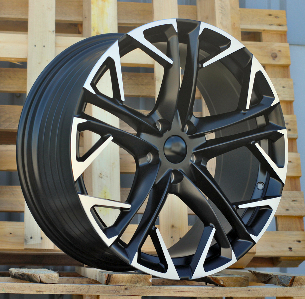 Diski R19 5x112 J8.5 ET38 CUPRA YF5719 Black Polished Half Matt (HYBRID FORGED)