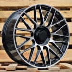 Diski R20 5×112 J8.5 ET40 RACINGLINE Y0207 MERCEDES Black Polished (Rear+Front)