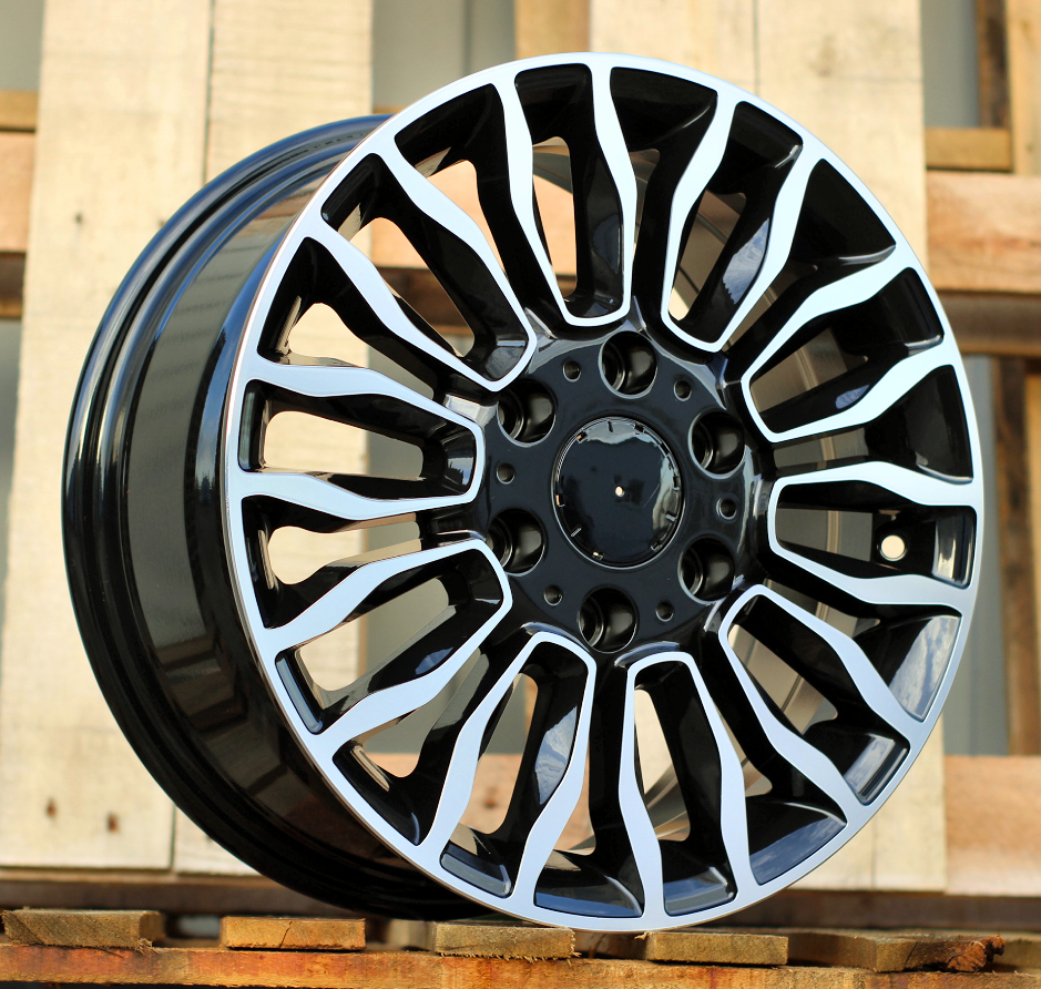 Diski R16 6x130 J7 ET50 RACINGLINE B2419 MERCEDES Black Polished