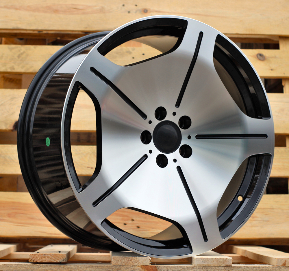 Diski R20 5x112 J8.5 ET36 RACINGLINE FBX035 MERCEDES Black Polished (Rear+Front)