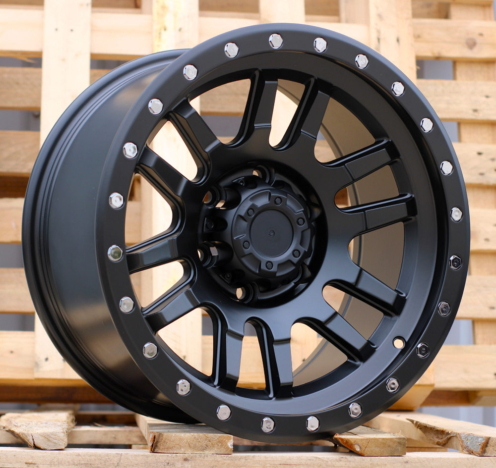 Diski R17 6x139.7 J9 ET RACINGLINE JT243 4X4 Black Polished