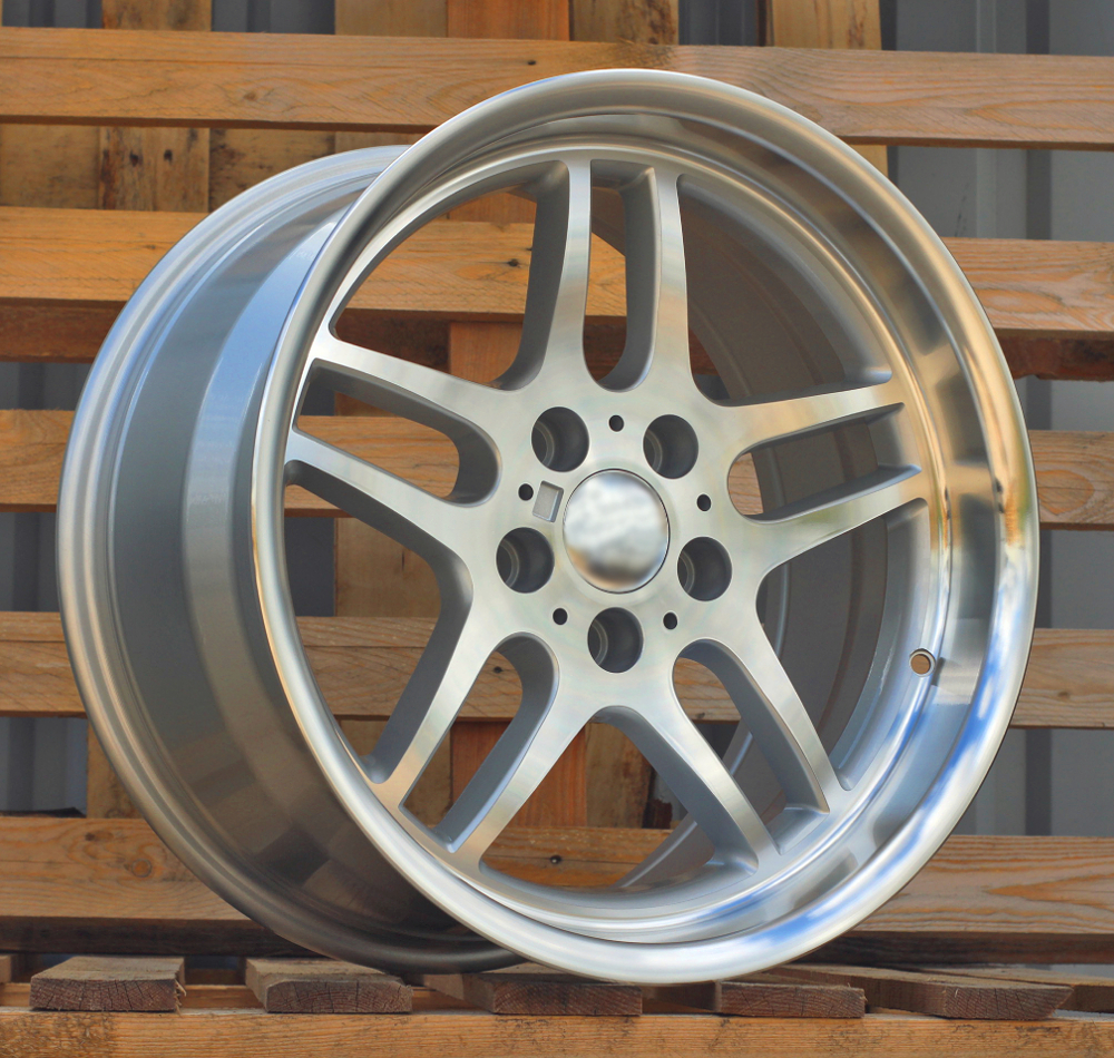 Diski R18 5x120 J9.5 ET20 RACINGLINE A5913 BMW Silver +Polished Lip (Rear+Front)
