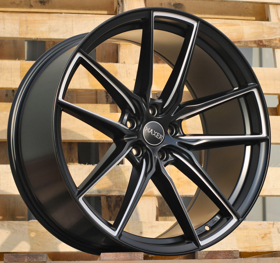 Diski R21 5x112 J9 ET28 HAXER HX045 Black Half Matt (Rear+Front)