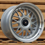 Diski R19 5×120 J8.5 ET35 RACINGLINE XE244 BMW Silver +Polished Lip (Rear+Front)