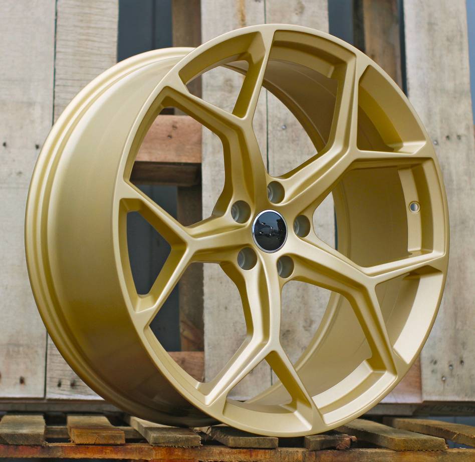 Diski R21 5x112 J9 ET35 RACINGLINE I5598 AUDI Yellow Coffe (HYBRID FORGED)