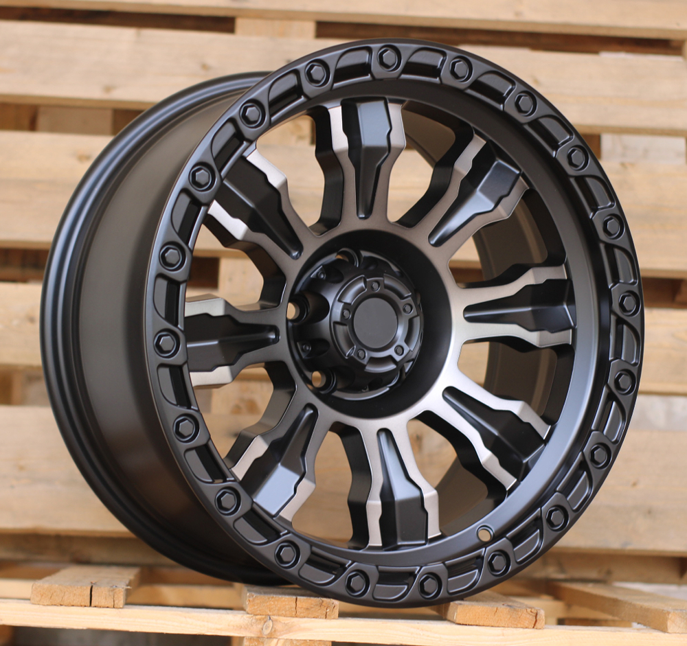 Diski R18 6x139.7 J9 ET RACINGLINE FBX087 4X4 Black Polished Matt (Hybrid Forged)