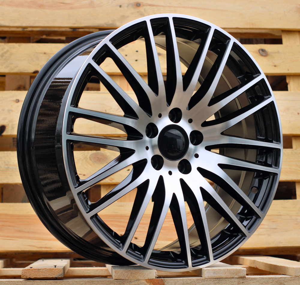 Diski R19 5x112 J8 ET32.5 RACINGLINE FBX244 MERCEDES Black Polished (Hybrid Forged)