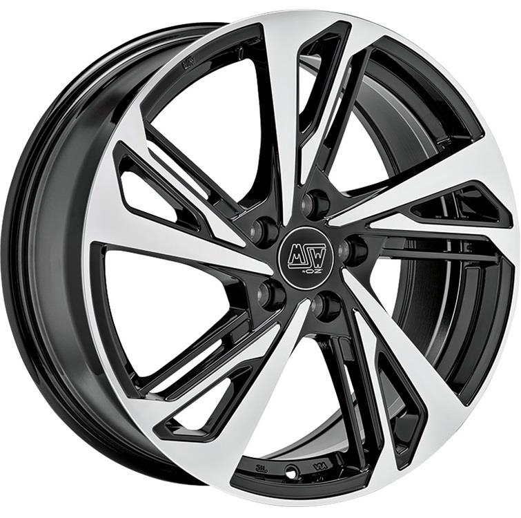 Diski R17 5x112 J7.5 ET46 MSW 60 Gloss Black Full Polished