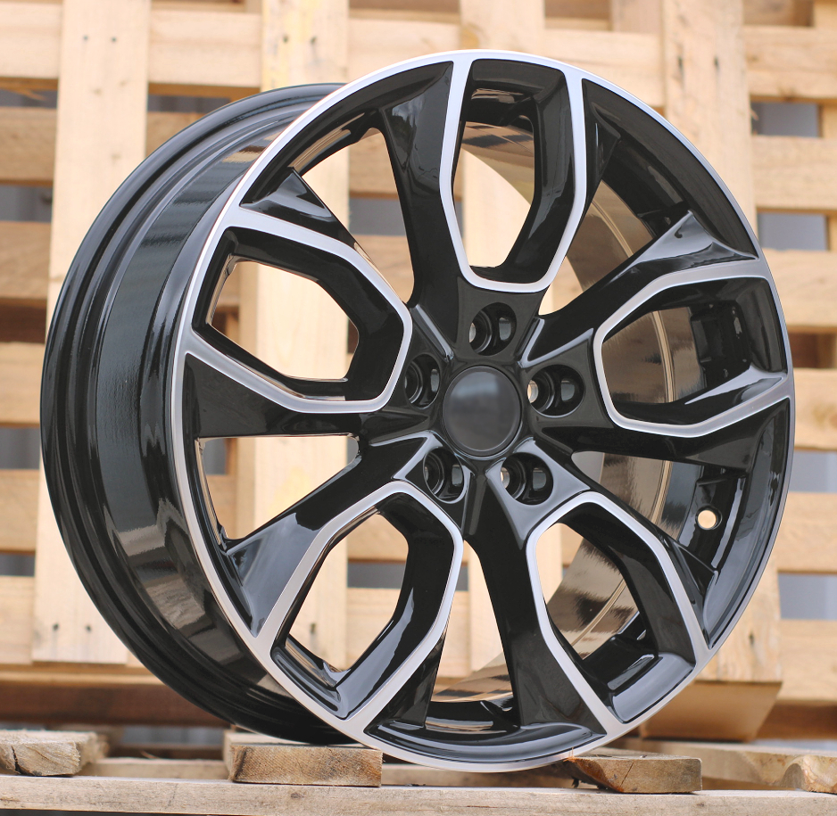 Diski R16 5x112 J7 ET45 RACINGLINE H593 SKODA Black Polished