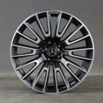 Diski R22 5×130 J10 ET36 RACINGLINE F1070 MERCEDES Black Polished (HYBRID FORGED)