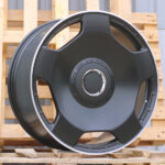 Diski R22 5×112 J11.5 ET47 RACINGLINE F5133 MERCEDES Black Half Matt +Polished Lip (Rear+Front) (Hybrid Forged)