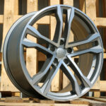 Diski R19 5×112 J8.5 ET35 RACINGLINE D5520 AUDI Grey Polished Half Matt