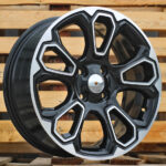 Diski R17 4×108 J7 ET37.5 RACINGLINE B1136 FORD Black Polished