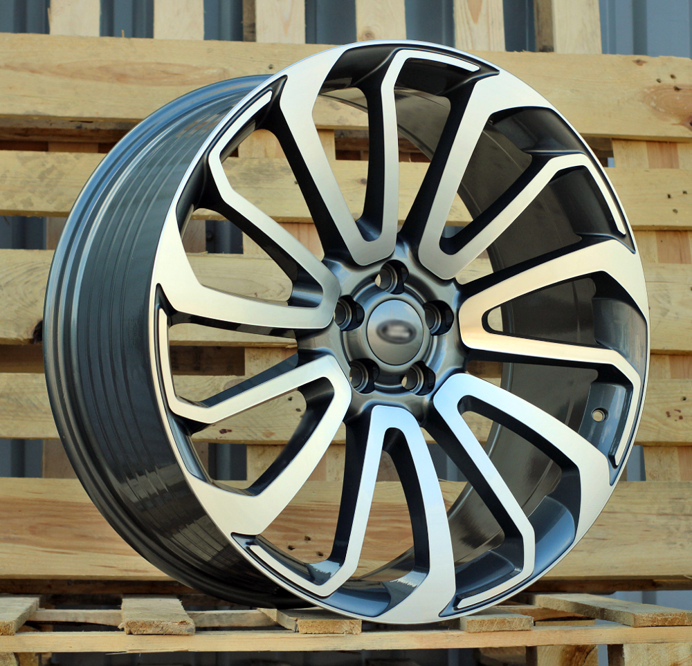 Diski R23 5x120 J10 ET45 RACINGLINE BY959 LANDROVER Grey Polished (HYBRID FORGED)