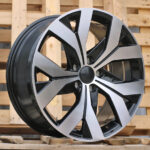 Diski R18 5×112 J8 ET44 RACINGLINE H617F VW Black Polished (Hybrid Forged)