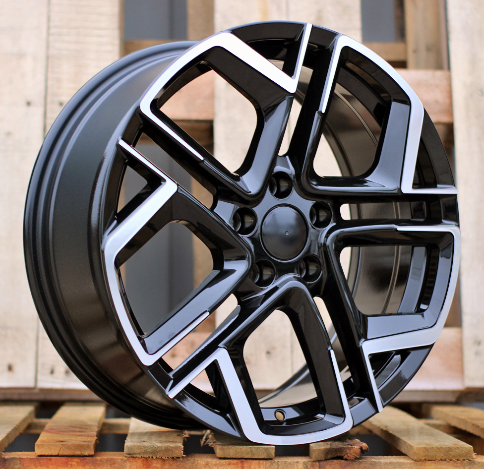 Diski R20 5x112 J8.5 ET38 RACINGLINE Y1243 VW Black Polished