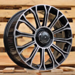 Diski R20 5×112 J8.5 ET36 RACINGLINE FBX003 MERCEDES Black Polished (Rear+Front)