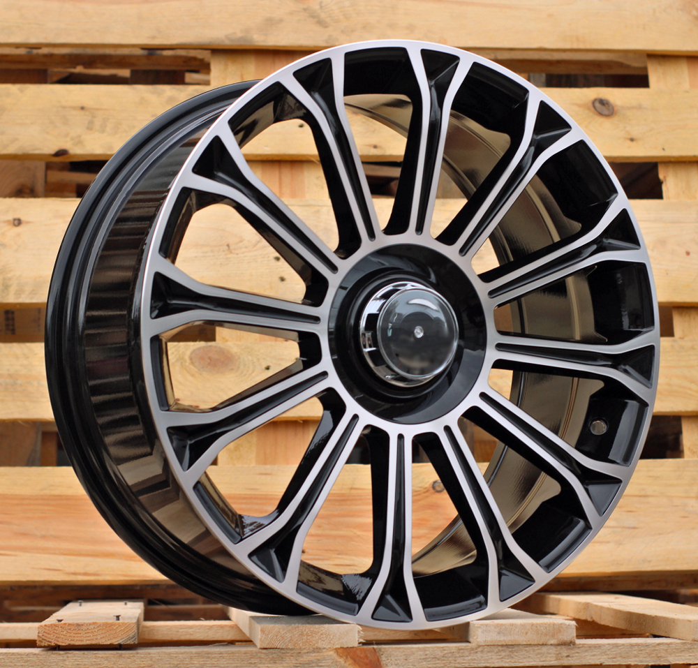 Diski R20 5x112 J8.5 ET36 RACINGLINE FBX003 MERCEDES Black Polished (Rear+Front)