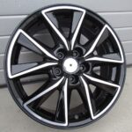 Diski R17 5×114.3 J7 ET50 RACINGLINE FE173 MAZDA Black Polished