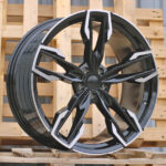 Diski R21 5×112 J8.5 ET30 RACINGLINE YF5718 BMW Black Polished (Rear+Front)