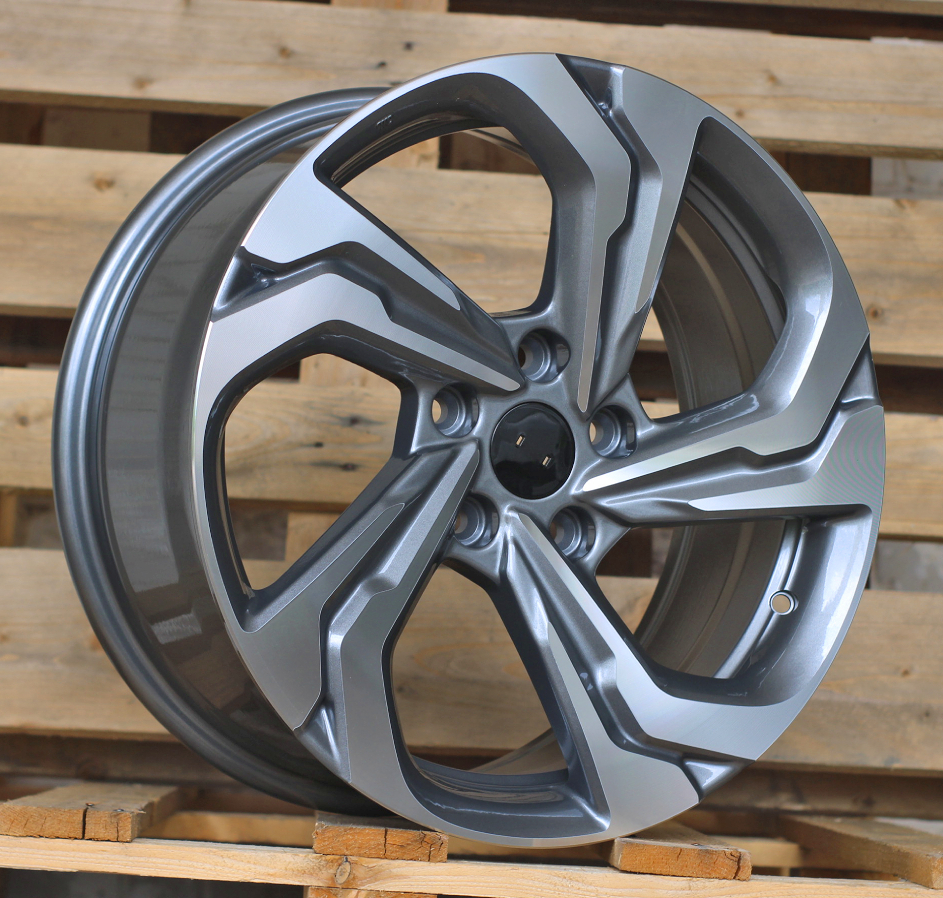Diski R17 5x114.3 J7.5 ET45 RACINGLINE I7109 HONDA Grey Polished
