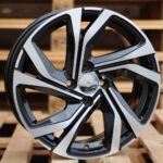 Diski R15 5×100 J6 ET45 RACINGLINE B5762 Black Polished