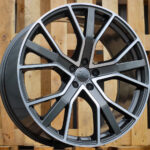 Diski R22 5×112 J9.5 ET31 RACINGLINE B5131 AUDI Grey Polished Half Matt (HYBRID FORGED)