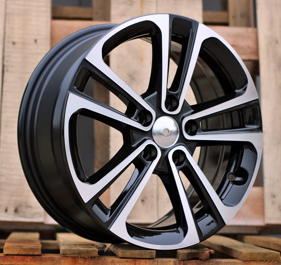 Diski R16 5x108 J6.5 ET47 RACINGLINE B5959 CITROEN Black Polished (Hybrid Forged)