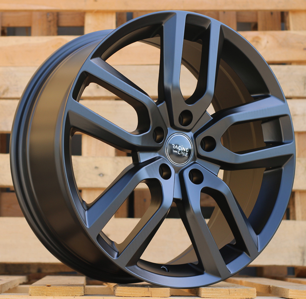 Diski R18 5x114.3 J7.5 ET45 RACINGLINE B5883 Black Half Matt
