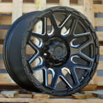 Diski R17 6×139.7 J9 ET RACINGLINE JT257 4X4 Black Matt (Milling)