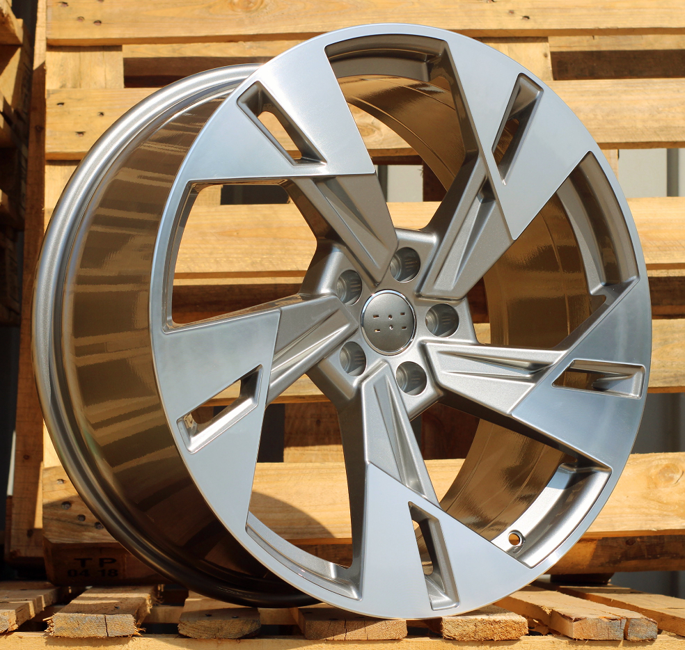 Diski R19 5x112 J8 ET45 RACINGLINE I5640 AUDI Grey Polished