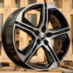 Diski R18 5×112 J7.5 ET46 RACINGLINE B5817 SEAT Black Polished