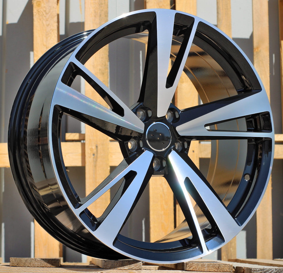 Diski R19 5x112 J8.5 ET40 RACINGLINE I5553 AUDI Black Polished