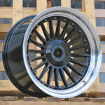 Diski R18 5×120 J8.5 ET20 RACINGLINE B1803 BMW Black +Polished Lip (Rear+Front)
