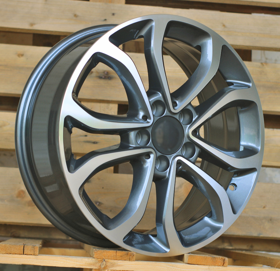 Diski R17 5x112 J7 ET48.5 RACINGLINE I7044 MERCEDES Grey Polished