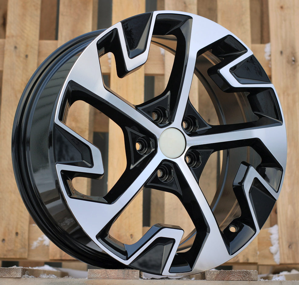 Diski R18 5x114.3 J7.5 ET51 RACINGLINE D1928 KIA Black Polished