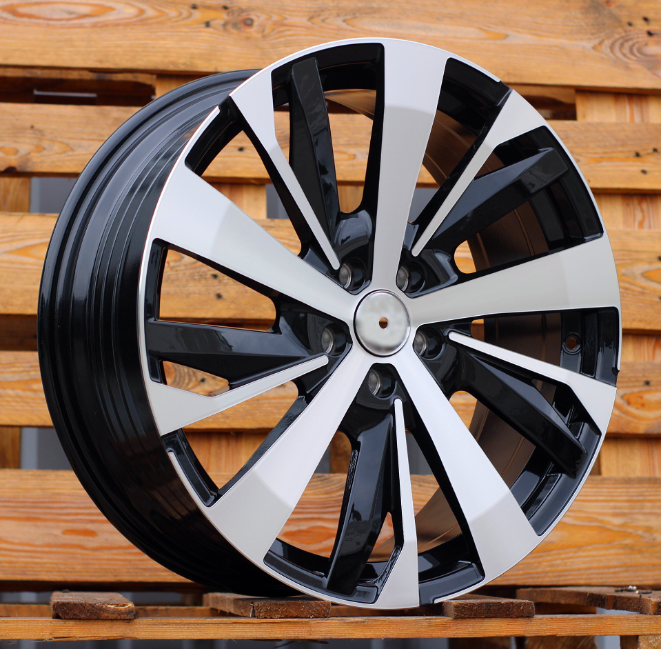 Diski R19 5x108 J7.5 ET42 RACINGLINE YF0449 PEUGEOT Black Polished (Hybrid Forged)