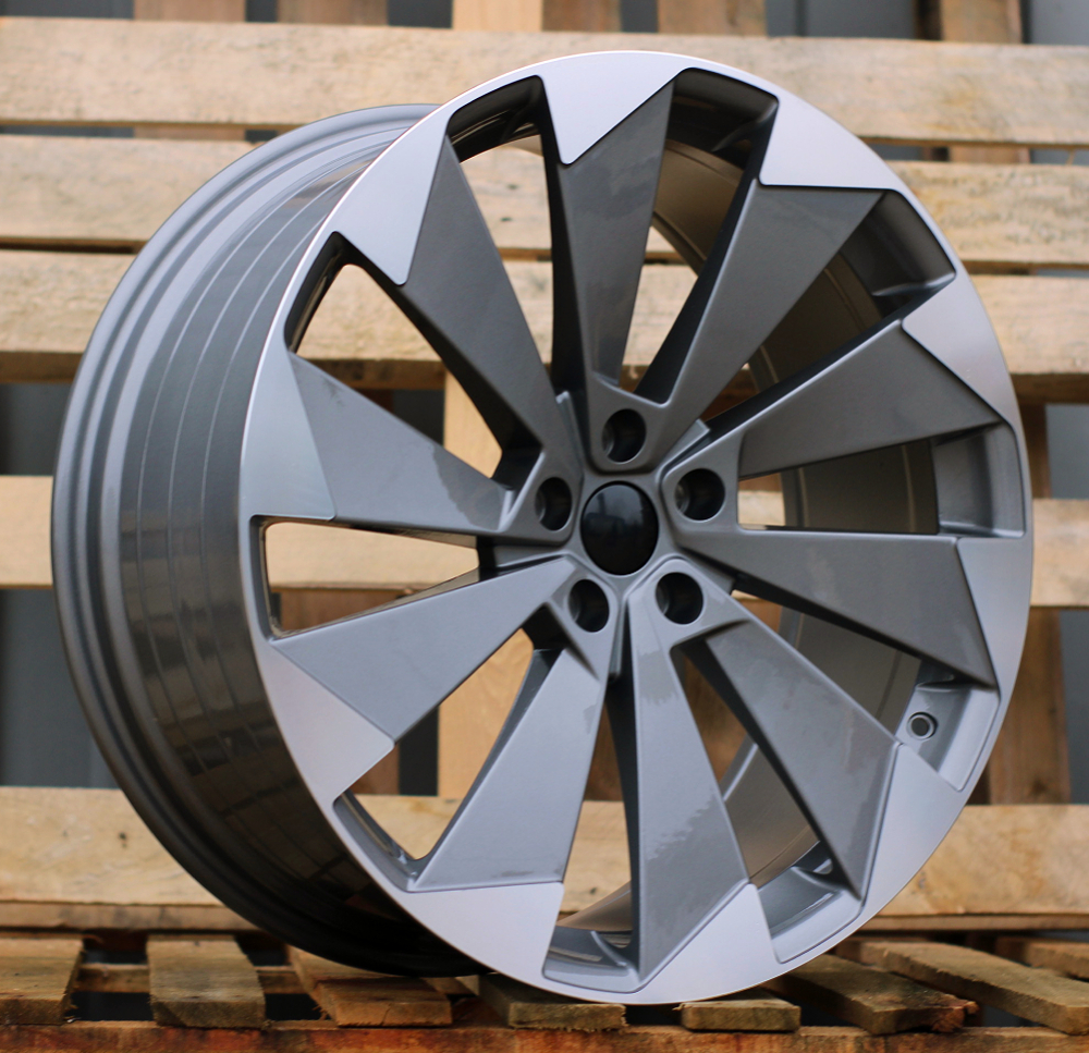 Diski R21 5x112 J9 ET42 RACINGLINE I1141 SKODA Grey Polished (Rear+Front)