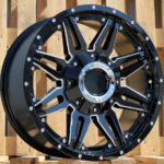 Diski R20 10×114/127 J9 ET RACINGLINE L1447 4X4 Black (Milling)