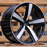 Diski R21 5×112 J10 ET19 RACINGLINE 3S1239 PORCHE Black Polished (Rear+Front)