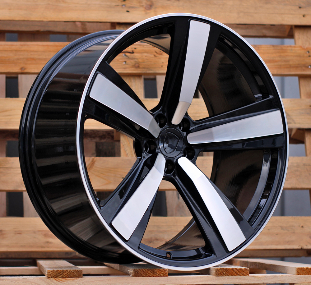 Diski R21 5x112 J10 ET19 RACINGLINE 3S1239 PORCHE Black Polished (Rear+Front)