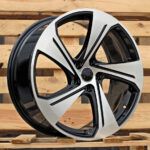 Diski R19 5×112 J8 ET49 RACINGLINE YS1270 AUDI Black Polished (Hybrid Forged)