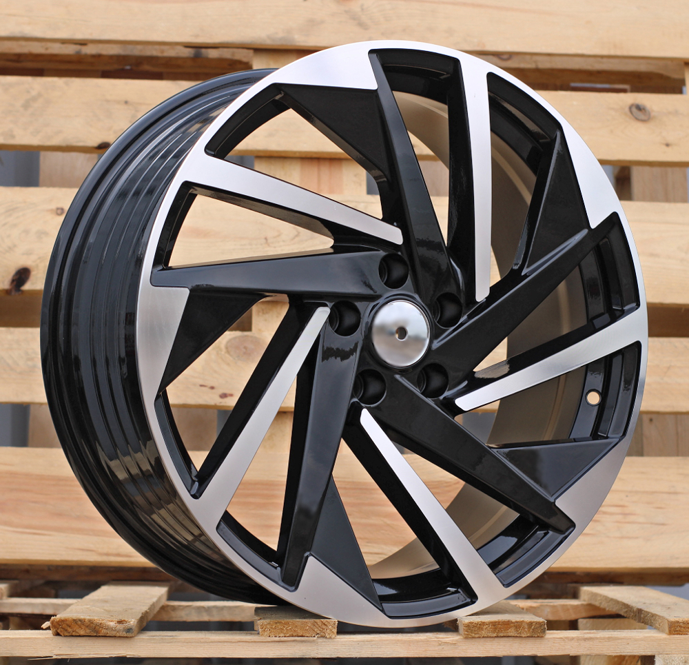Diski R20 5x112 J8.5 ET35 RACINGLINE FBX170 VW Black Polished (HYBRID FORGED)